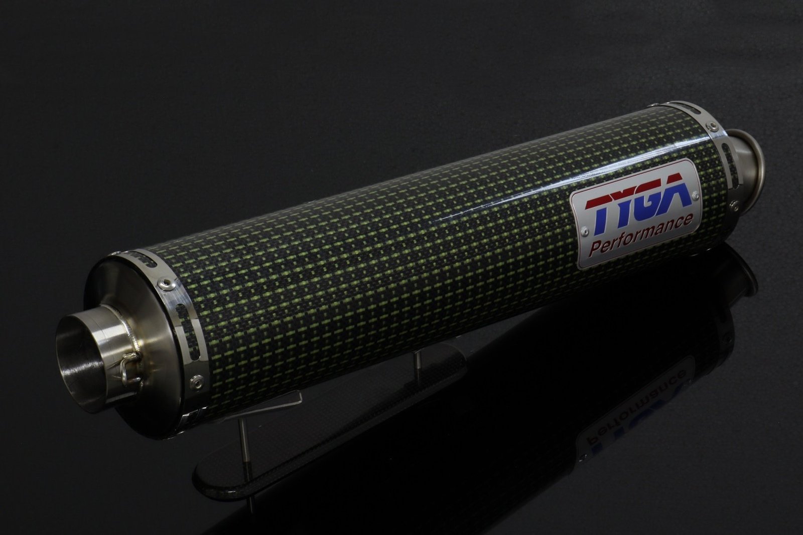 Silencer, Carbon/Kevlar, Round, Four Stroke, 50.8mm. bore, Sleeve, 4 inch X 430mm (No fittings) - Image 5