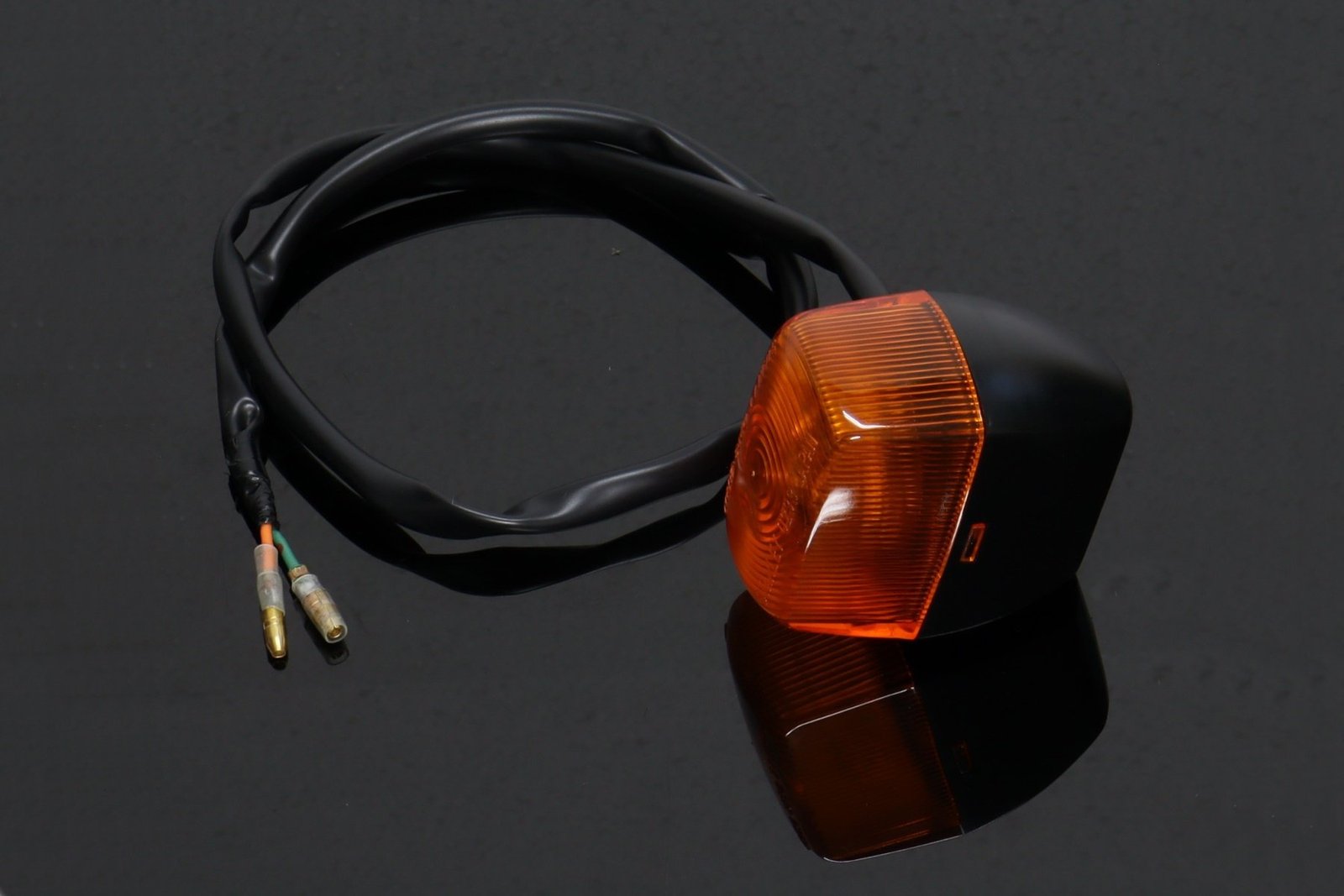 Turn Signal Set, Rear, Black, RC30 Style - Image 2