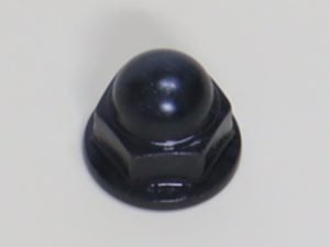 Nut, Dome, M6, Black