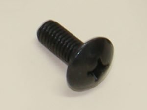 Domehead Bolt, Black, M6x15