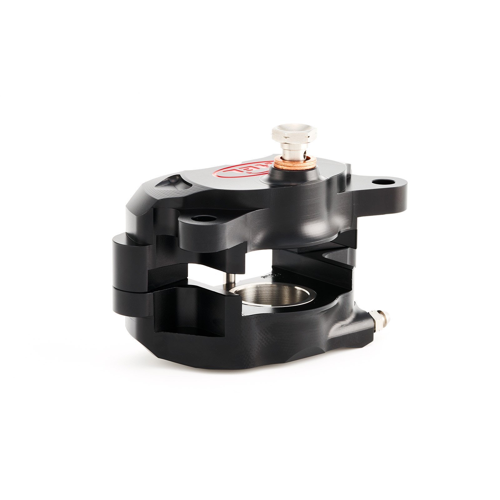 HEL 84mm Solid Billet 2 Piston Rear Axial Brake Caliper Black - Image 2