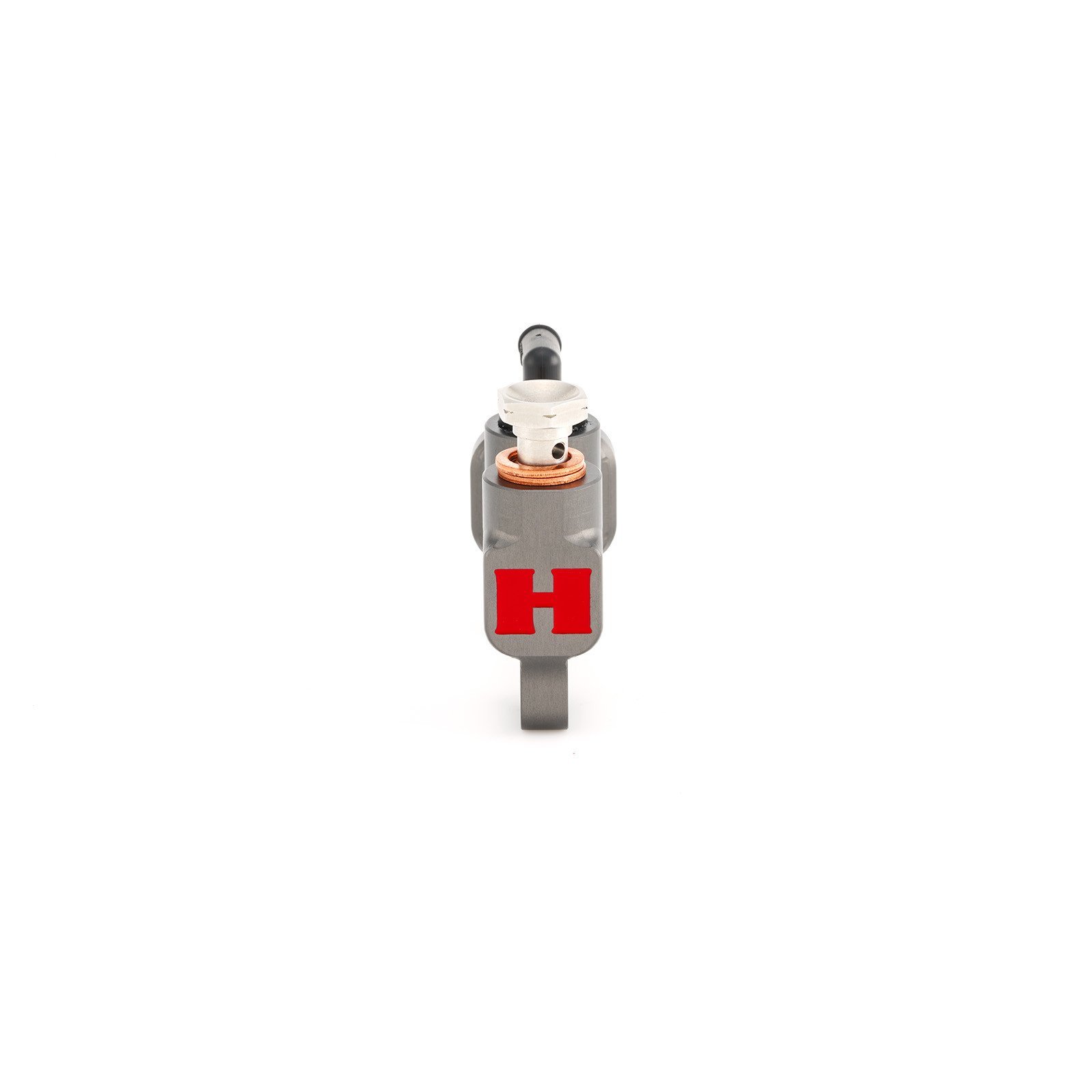 HEL Solid Billet Single Port Rear Master Cylinder Hard Anodised Grey - Image 2