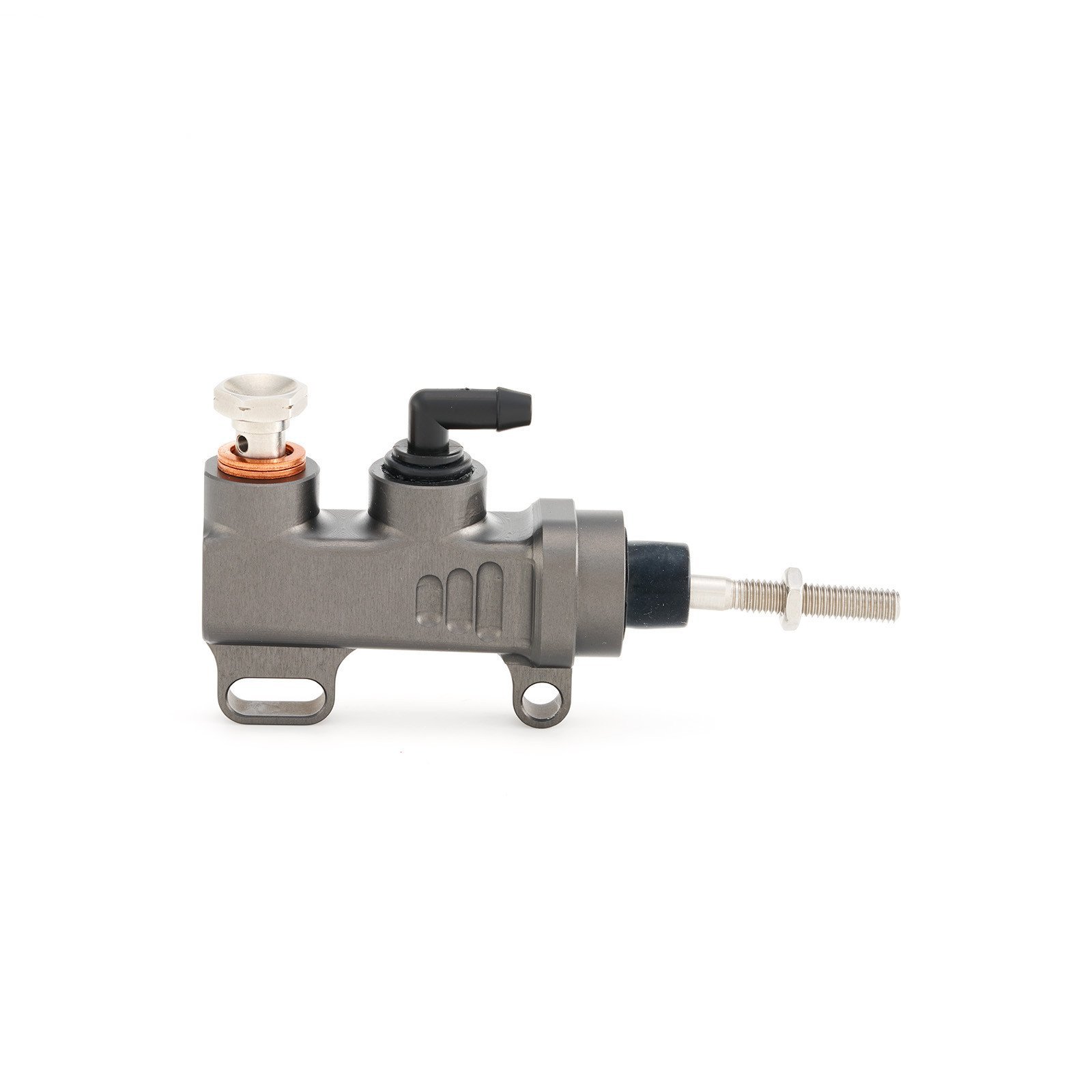 HEL Solid Billet Single Port Rear Master Cylinder Hard Anodised Grey - Image 3