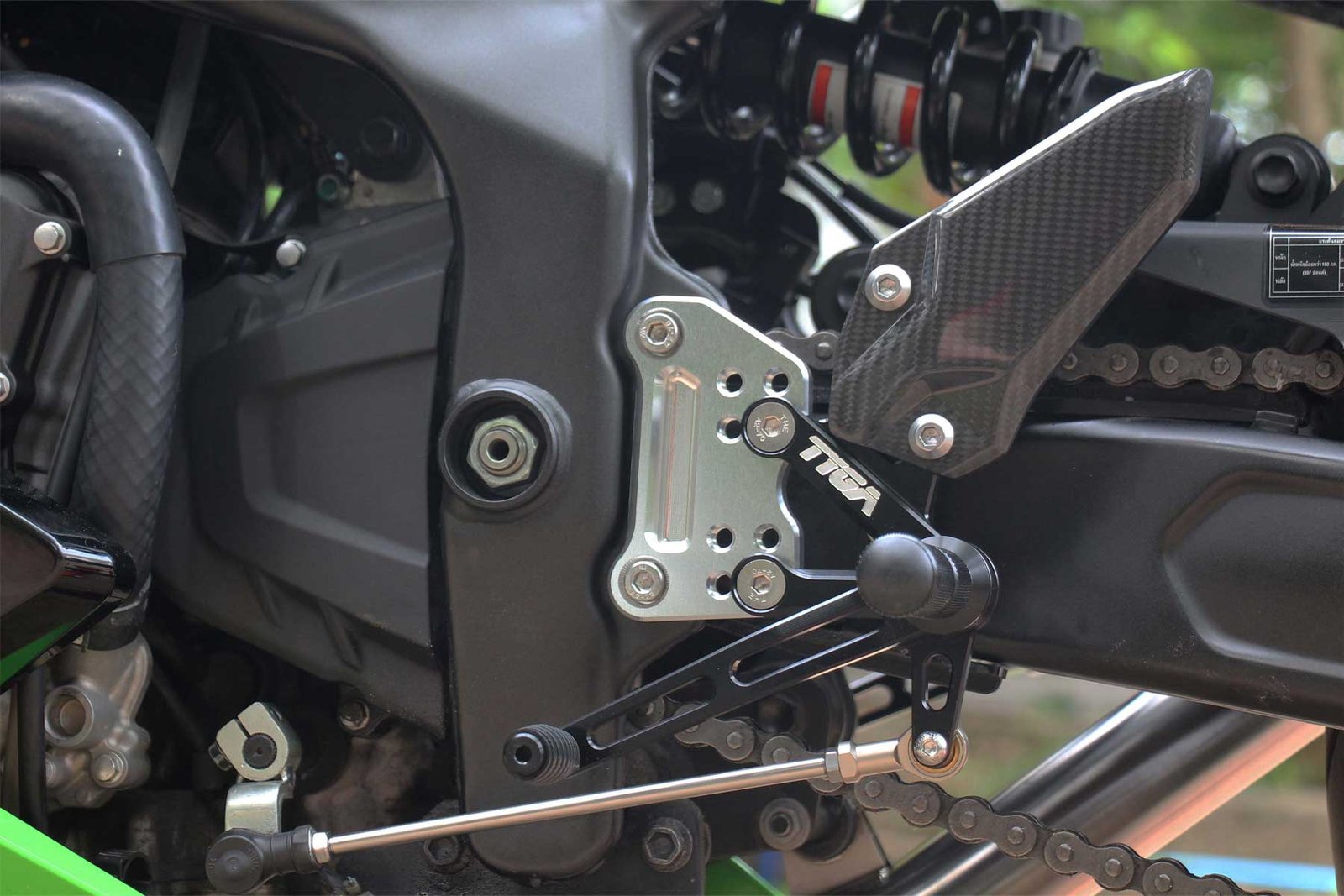 Racing Step Kit, (Adjustable), Normal Shift, Black, Ninja ZX-4R(R) - Image 5