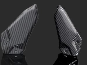 Heel Guard, Carbon, Pair, OEM Replacement, Ninja ZX-4R(R)