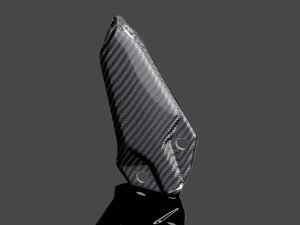 Heel Guard, Carbon, Right, OEM Replacement, Ninja ZX-4R(R)
