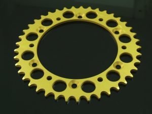 Sprocket, Rear 40T, #520, Stock, Aluminium, (Gold), VJ23