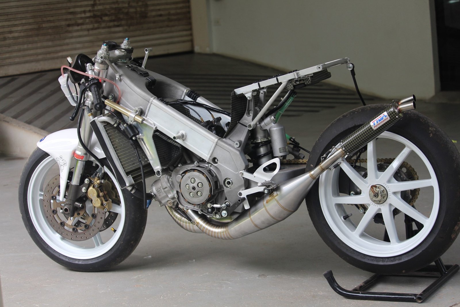 Set, Exhaust Chamber, Stainless Steel, (High Right Side Silencer Mount) NX5 RS250R - Image 8