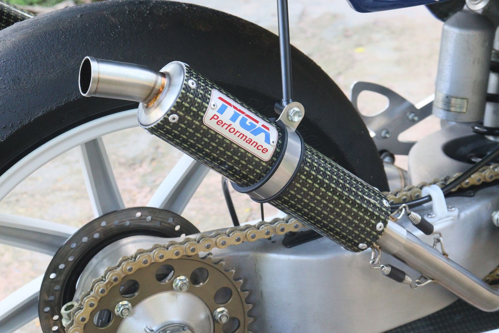 Set, Exhaust Chamber, Stainless Steel, (High Right Side Silencer Mount) NX5 RS250R - Image 10