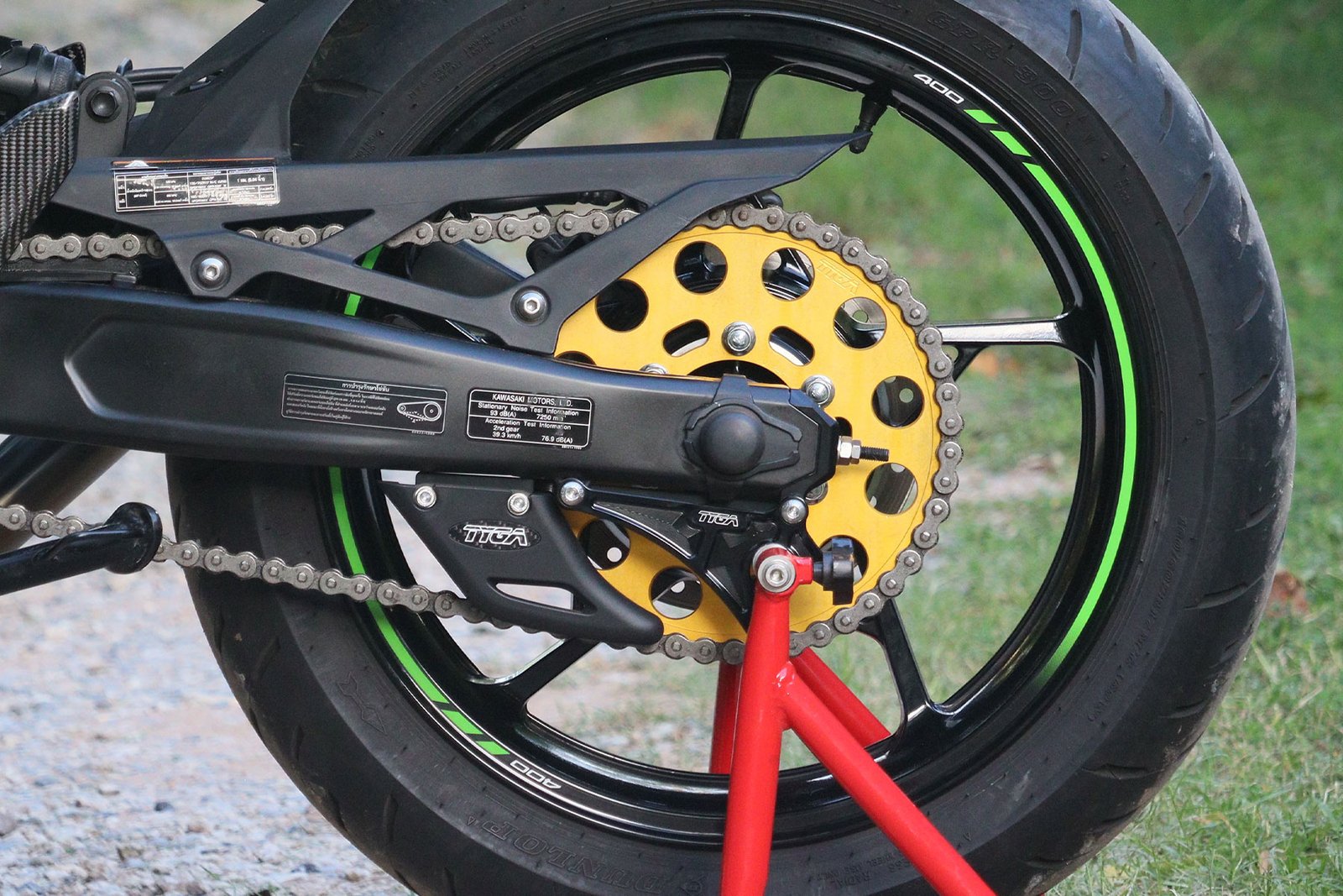 Paddock Stand Brackets, Ninja ZX-4R(R) - Image 4