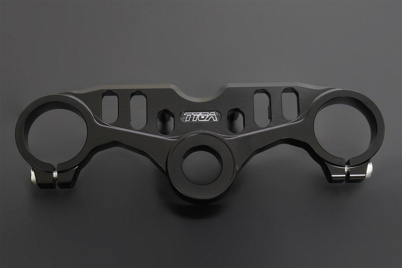 Top Triple Clamp, CNC Black, Ninja ZX-4R(R) - Image 4