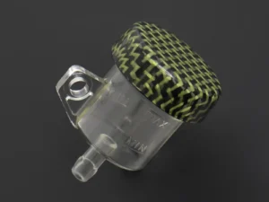 Mini Brake Reservoir, Carbon/Kevlar, Vertical Tube