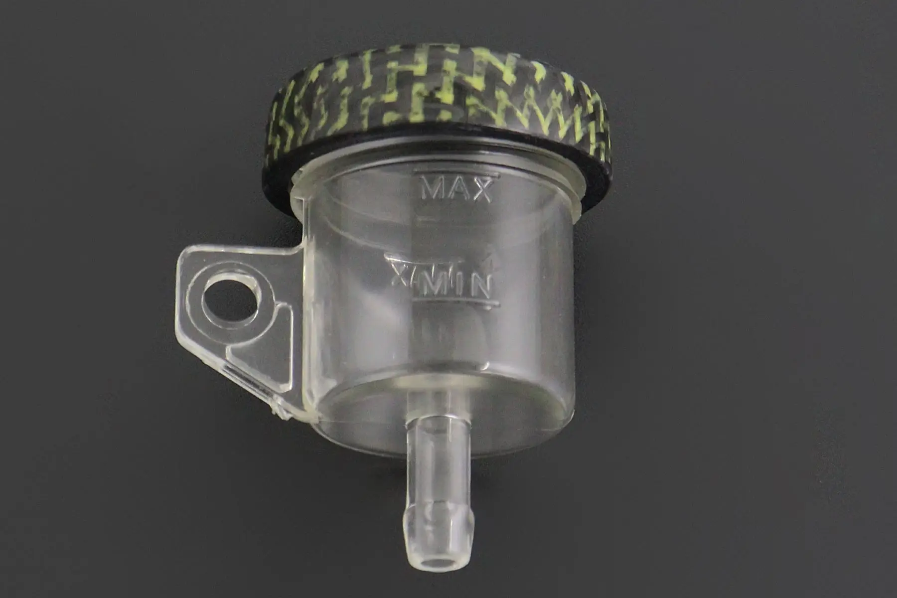 Mini Brake Reservoir, Carbon/Kevlar, Vertical Tube - Image 2