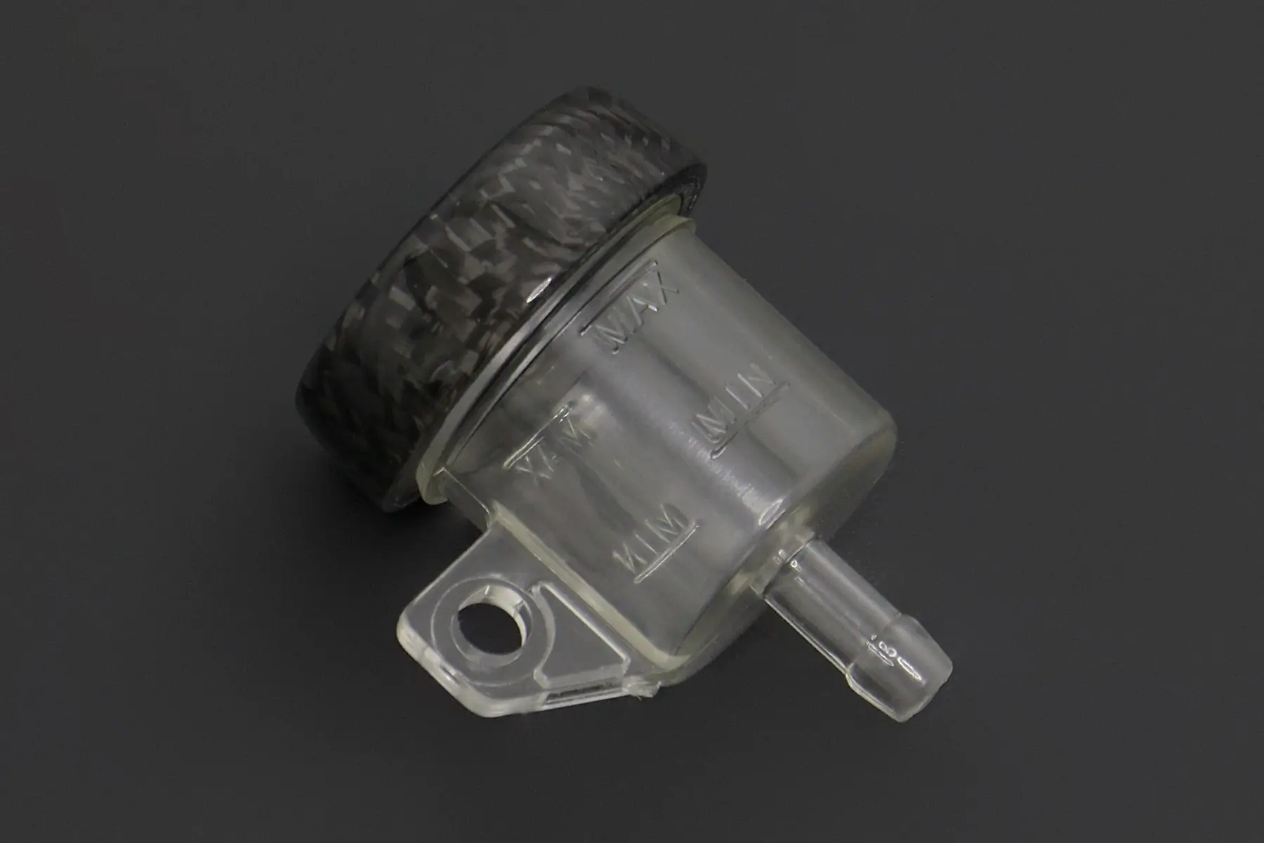 Mini Brake Reservoir, Carbon, Vertical Tube - Image 5