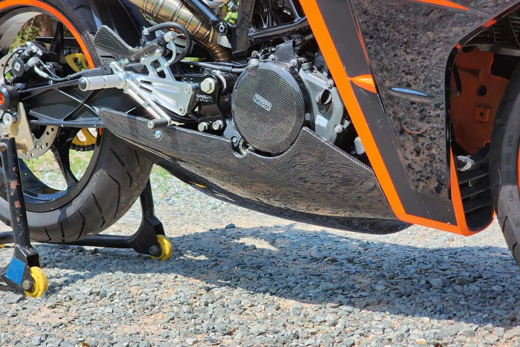 Belly Pan Set, Carbon, Race, KTM RC390 2022-2025 - Image 7