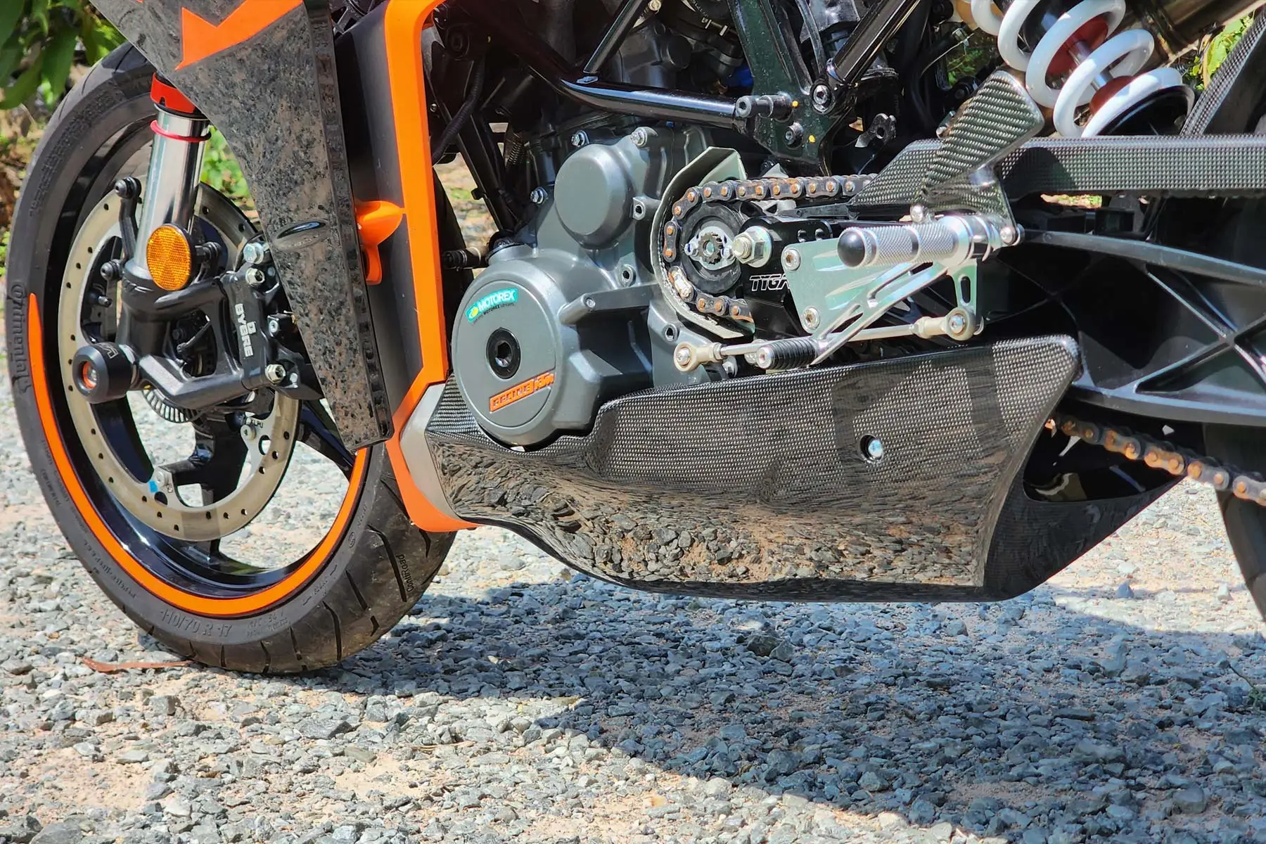 Belly Pan Set, Carbon, Race, KTM RC390 2022-2025 - Image 9