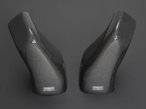 Air Ducts, Pair, Carbon, Gloss, Fuel Tank, Stock Shape, RVF750 RC45