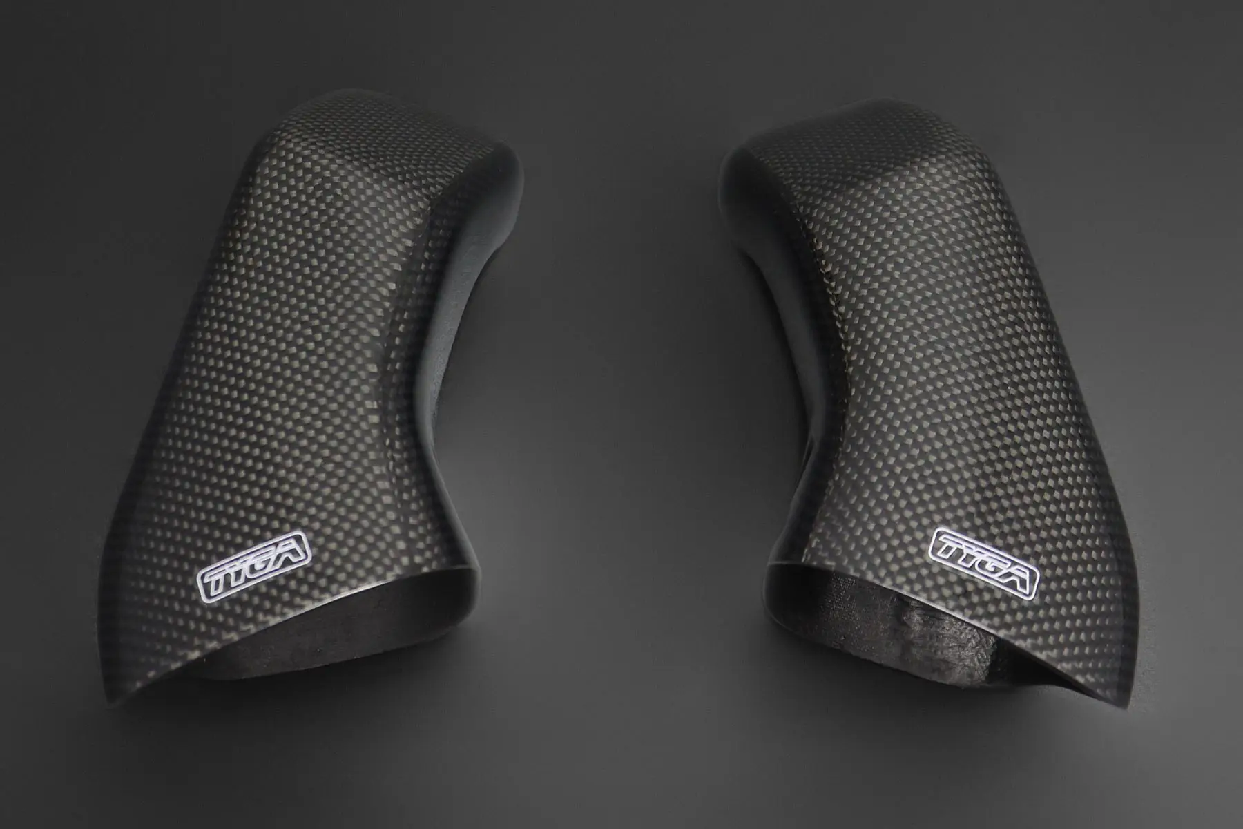 Air Ducts, Pair, Carbon, Gloss, Fuel Tank, Stock Shape, RVF750 RC45 - Image 2