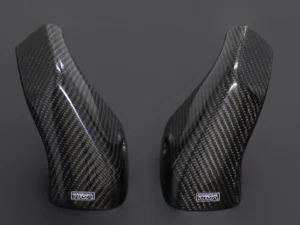 Air Ducts, Pair, Carbon, Twill, Fuel Tank, Stock Shape, RVF750 RC45