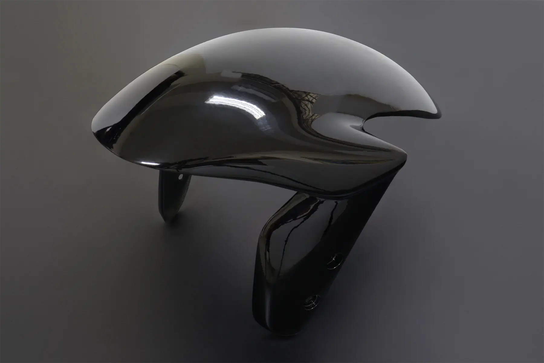 Front Fender, GRP, Hugger Type, Monkey 125, MSX125/Grom (BLACK) - Image 4