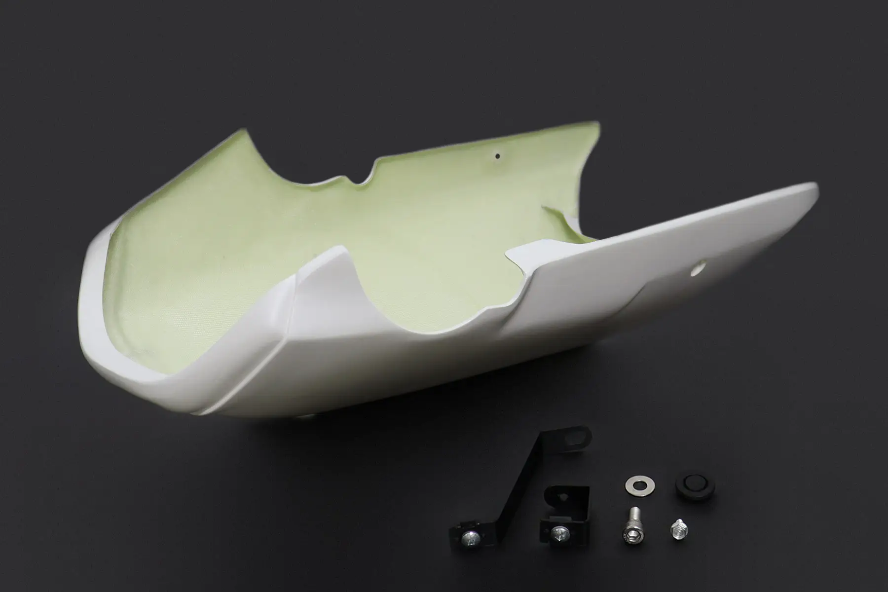 Belly Pan Set, GRP, painted Black, Race, KTM RC390 2022-2025