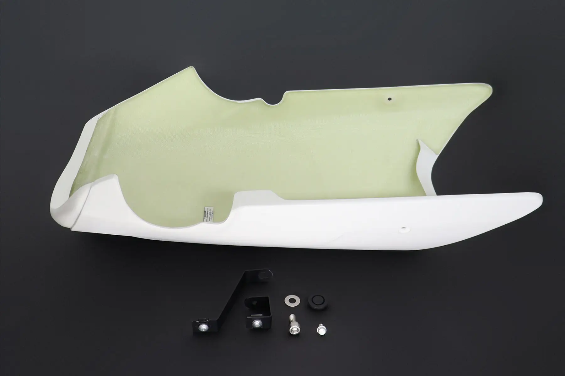 Belly Pan Set, GRP, painted Black, Race, KTM RC390 2022-2025 - Image 2