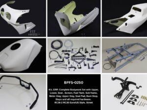 Bodywork Set 3, GRP, RC36-2 EURO/US Style, Street