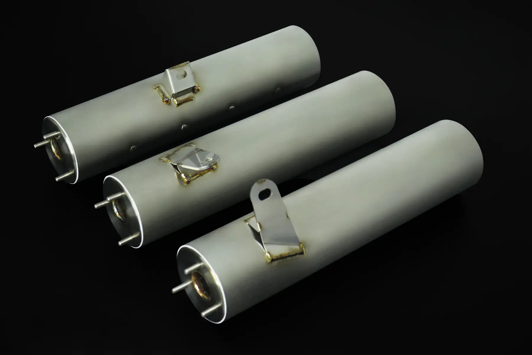 Silencers, Stainless, Set, Bolt-On Replacement, Honda NS400R - Image 2