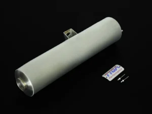 Silencer, Stainless, Top Right, Bolt-On Replacement, Honda NS400R