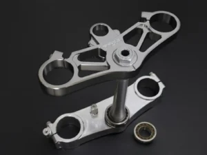 Triple Clamp Set, CNC Silver/Silver, Street, SP1