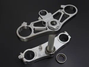 Triple Clamp Set, CNC Silver/Silver, Street, SP2