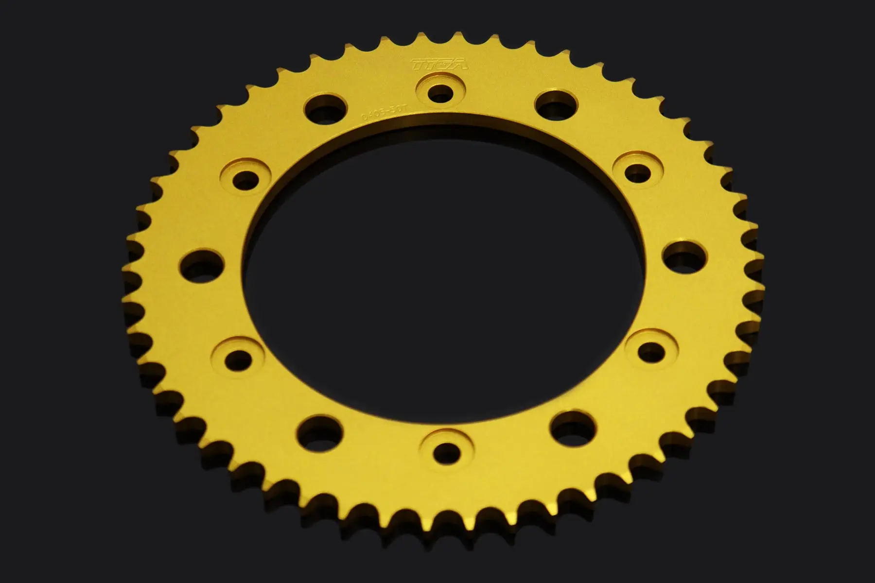Sprocket, Rear 51T, #428, Aluminium, (Gold)