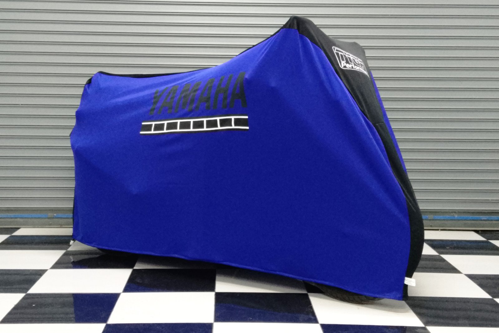 TYGA Bike Dust Cover, Blue/Black, Yamaha