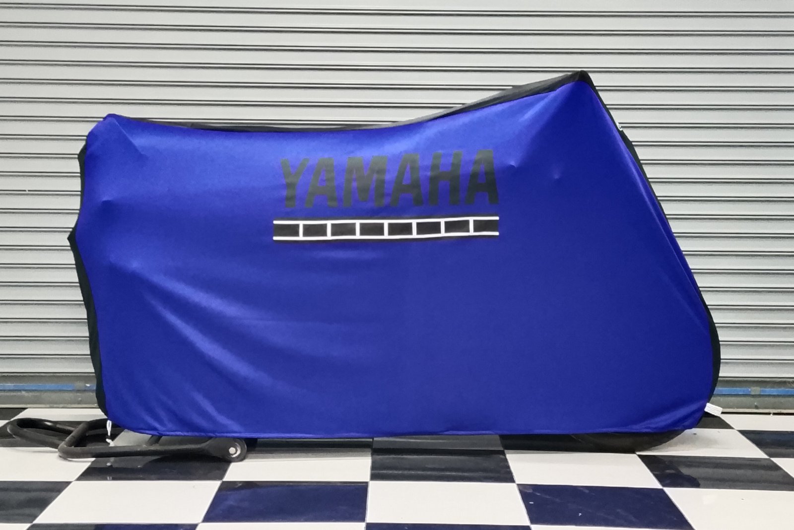 TYGA Bike Dust Cover, Blue/Black, Yamaha - Image 3