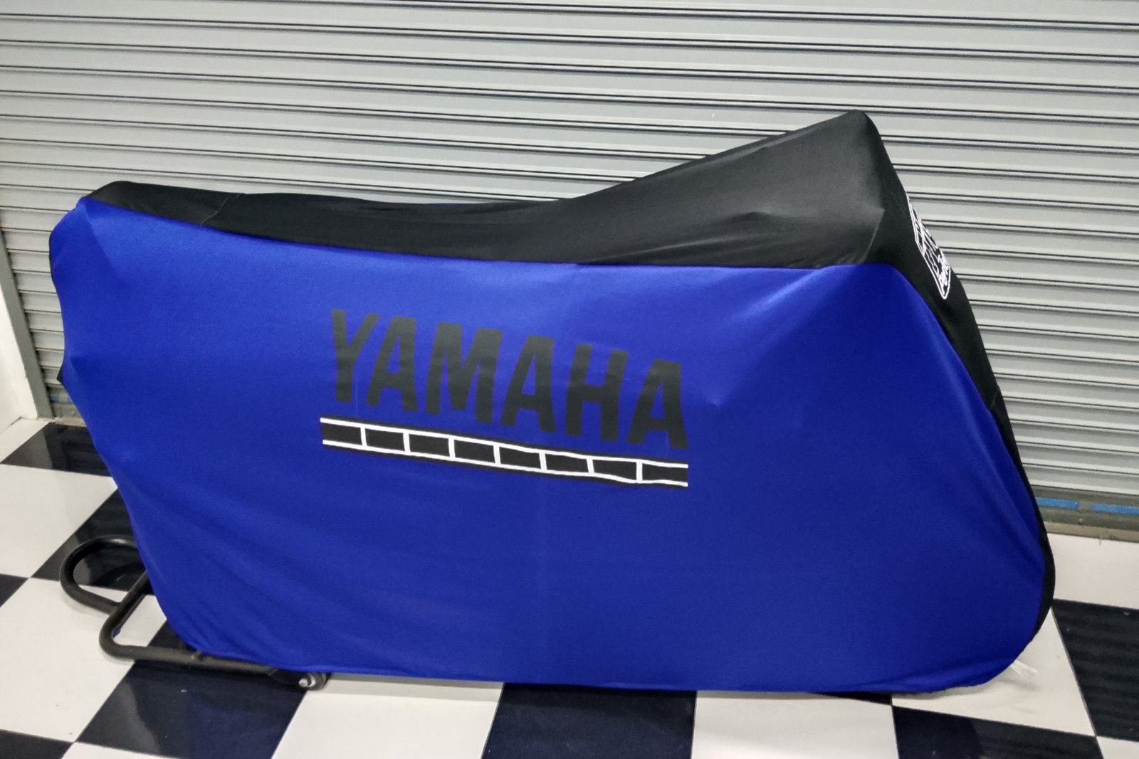 TYGA Bike Dust Cover, Blue/Black, Yamaha - Image 4